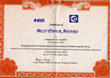 Best Paper Award