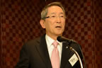 Congratulatory speech and toast by Dr. Hideo Miyahara at dinner party 