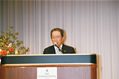 Congratulatory speeche by Dr. Hideo Miyahara